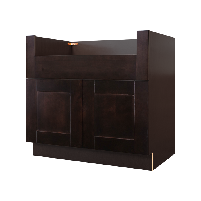 Anchester Series Espresso Shaker Farm Sink Base Cabinet