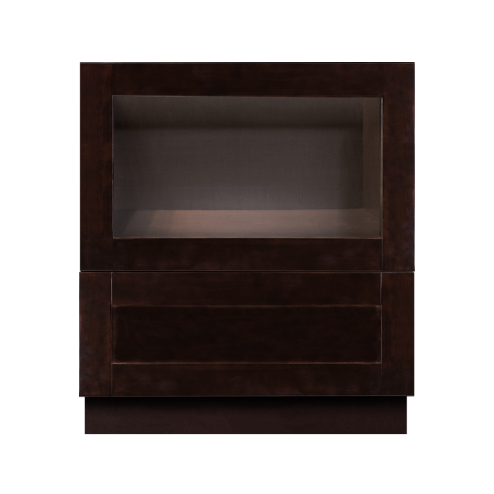 Anchester Series Espresso Shaker Base Microwave with Drawer Cabinet
