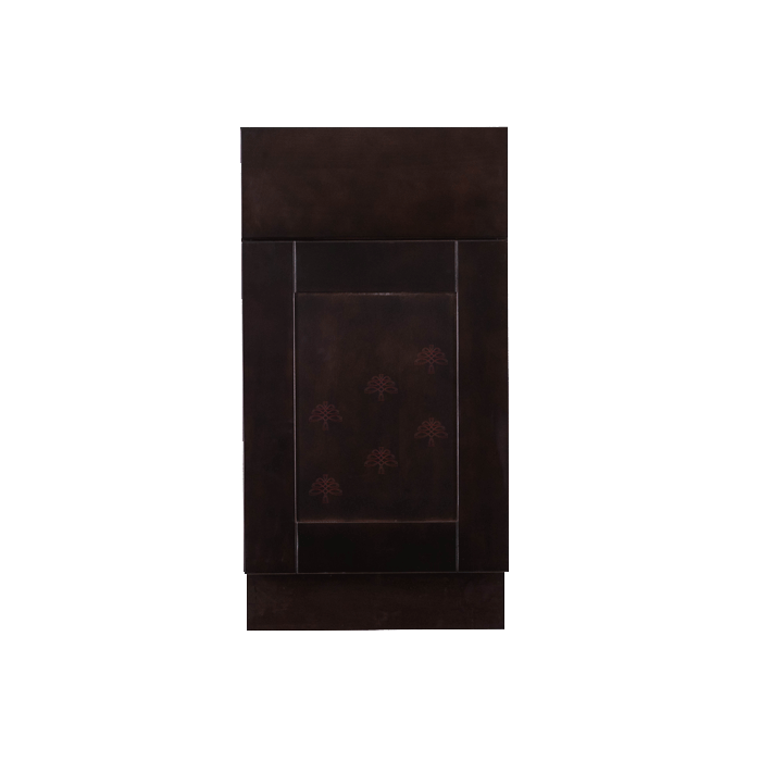 Anchester Series Espresso Shaker Base Waste Basket Cabinet