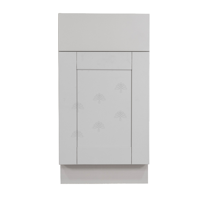 Anchester Series Gray Shaker Base Waste Basket Cabinet