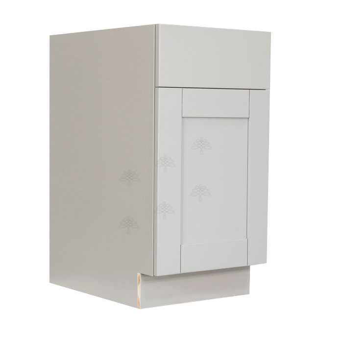 Anchester Series Gray Shaker Base Waste Basket Cabinet