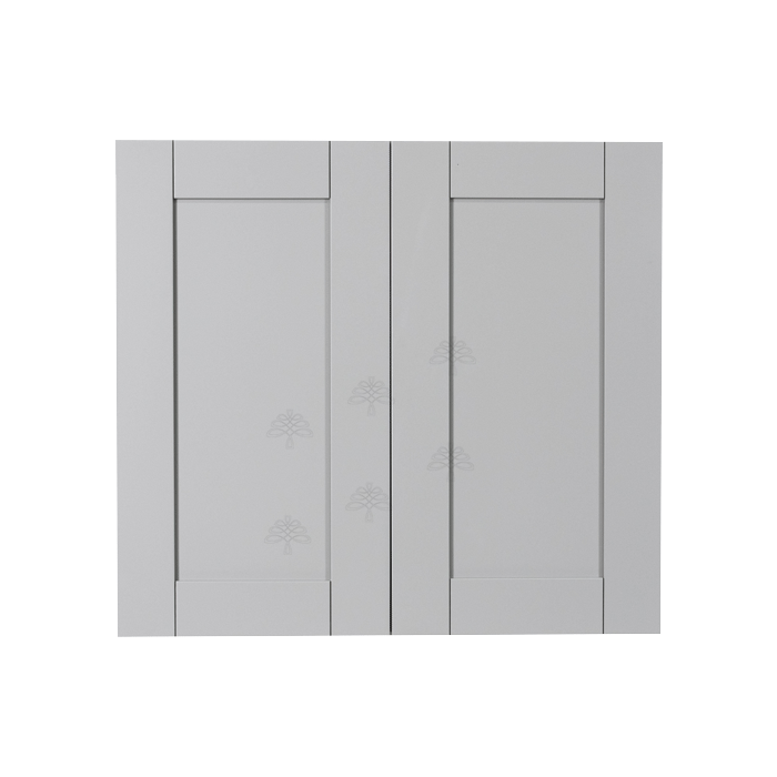 Anchester Gray Wall Cabinet 2 Doors 2 Adjustable Shelves With 30-inch Height