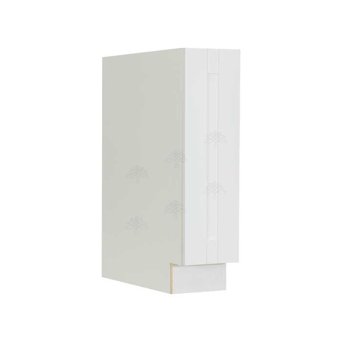 Anchester Series White Shaker Base Spice Rack Cabinet With Under-Mount Upgrade