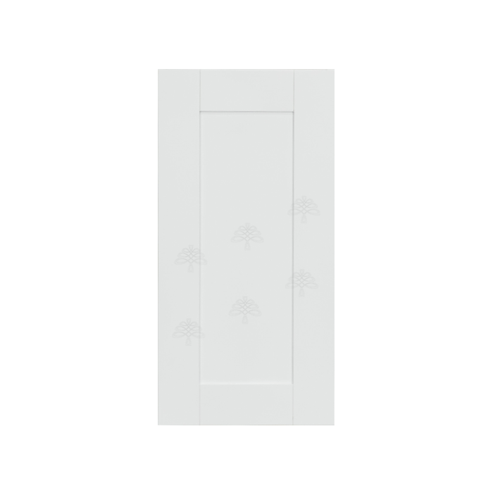 Anchester White Wall Cabinet 1 Door 2 Adjustable Shelves 30-inch Height