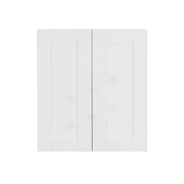 Anchester White Wall Cabinet 2 Doors 2 Adjustable Shelves With 30-inch Height
