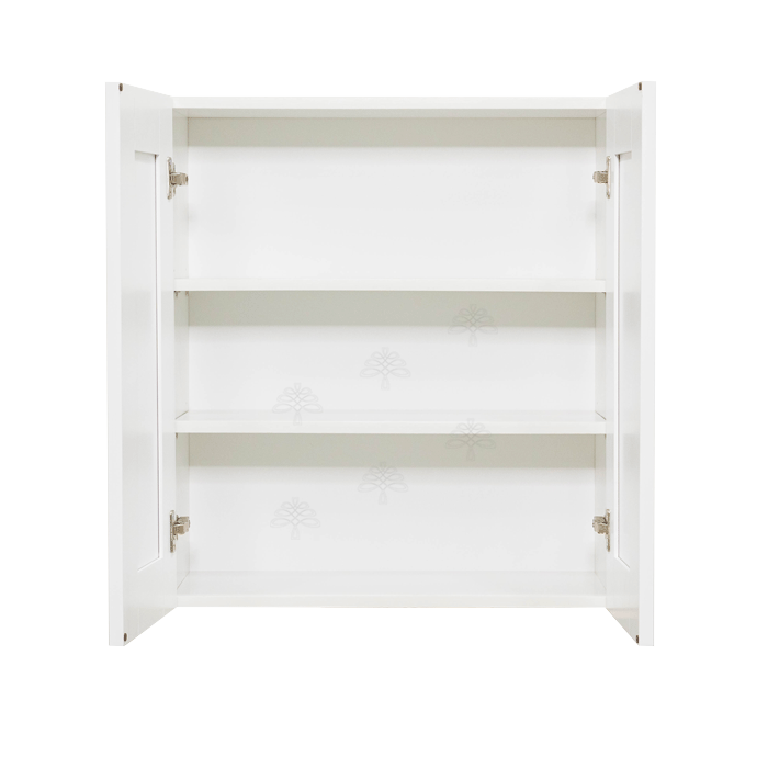 Anchester White Wall Cabinet 2 Doors 2 Adjustable Shelves With 30-inch Height