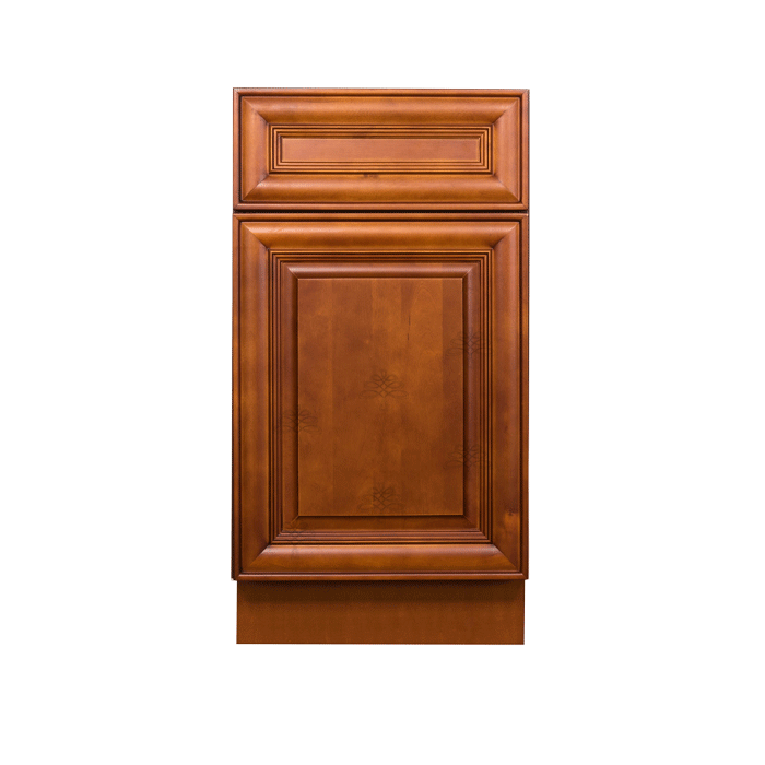 Cambridge Series Chestnut Finish Base Waste Basket Cabinet