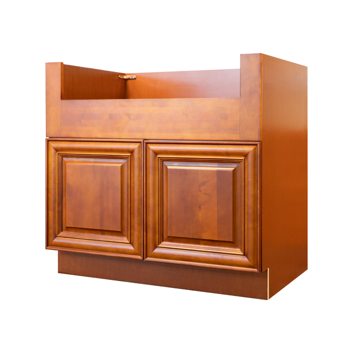 Cambridge Series Chestnut Finish Farm Sink Base Cabinet