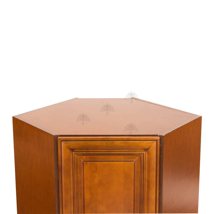 Cambridge Wall Mullion Door Diagonal Corner Cabinet 1 Door 3 Adjustable Shelves Glass Not Included