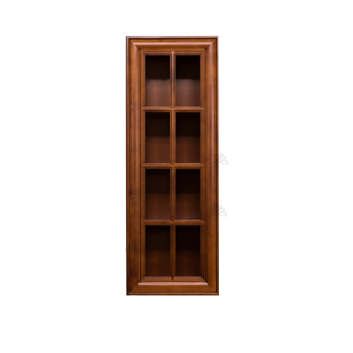 Cambridge Wall Mullion Door Cabinet 1 Door 3 Adjustable Shelves Glass Not Included