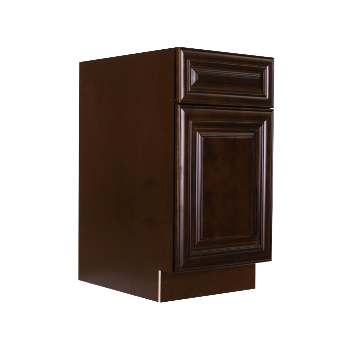 Edinburgh Series Espresso Finish Basket Cabinet