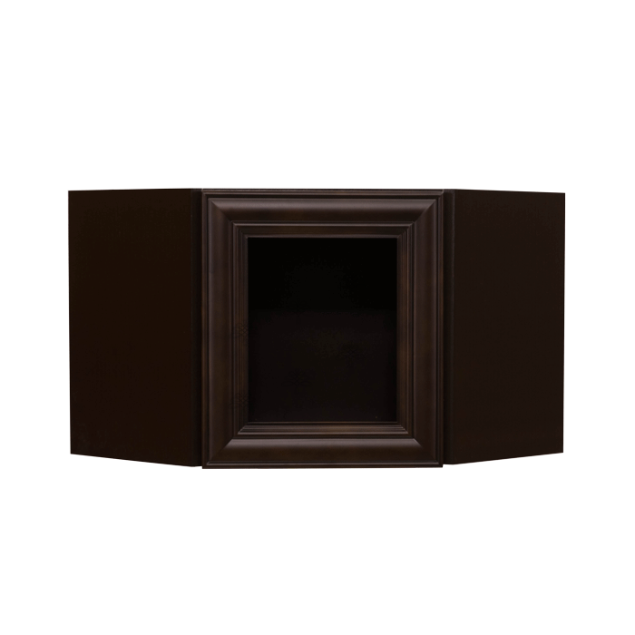 Edinburgh Wall Mullion Door Diagonal Corner Cabinet 1 Door No Shelf Glass Not Included