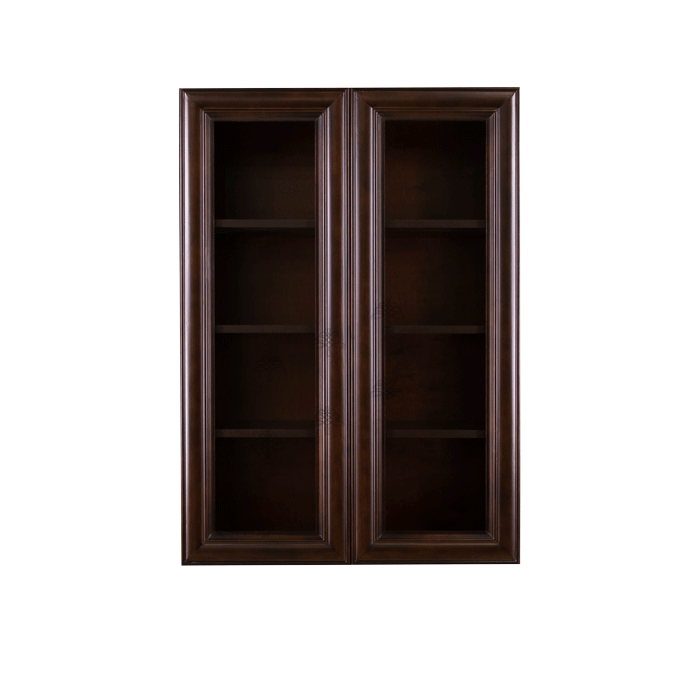Edinburgh Wall Mullion Door Cabinet 2 Doors 3 Adjustable Shelves Glass Not Included