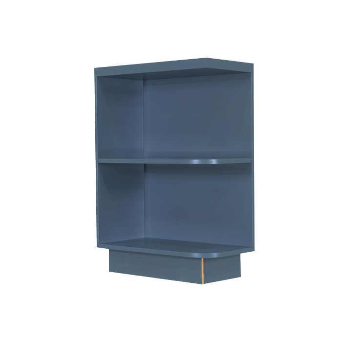 Lancaster Blue Base Open End Shelf 12 inch No Door 1 Fixed Shelf (Left)