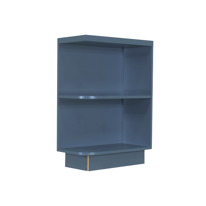 Lancaster Blue Base Open End Shelf 12 inch No Door 1 Fixed Shelf (Right)