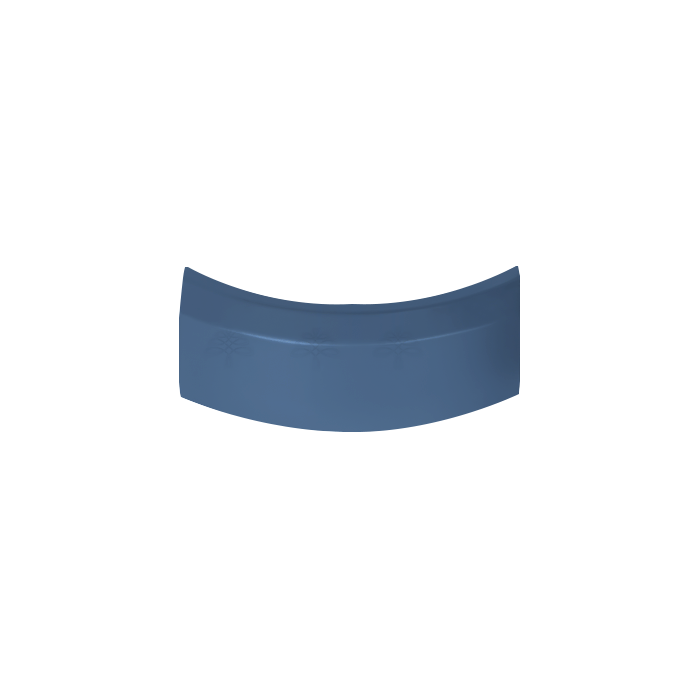 Lancaster Series Blue Shaker Cabinet Light Rail Molding For Corners
