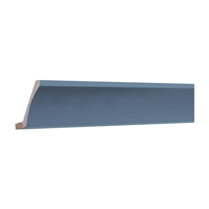 Lancaster Series Blue Shaker Cabinet Wall Cove Molding