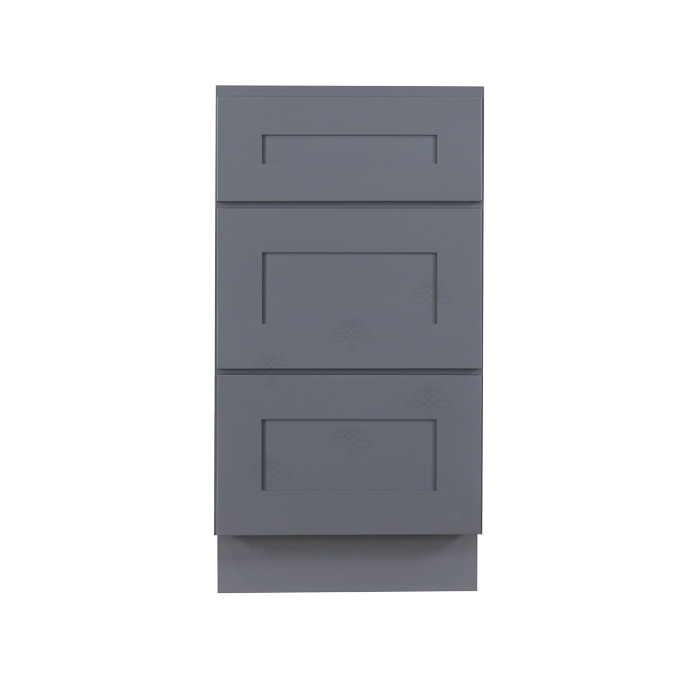 Lancaster Gray Base Drawer Cabinet 3 Drawers