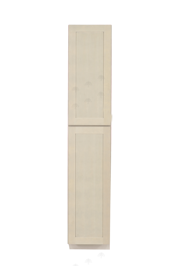 Lancaster Stone Wash Tall Pantry 1 Upper Door and 1 Lower Door