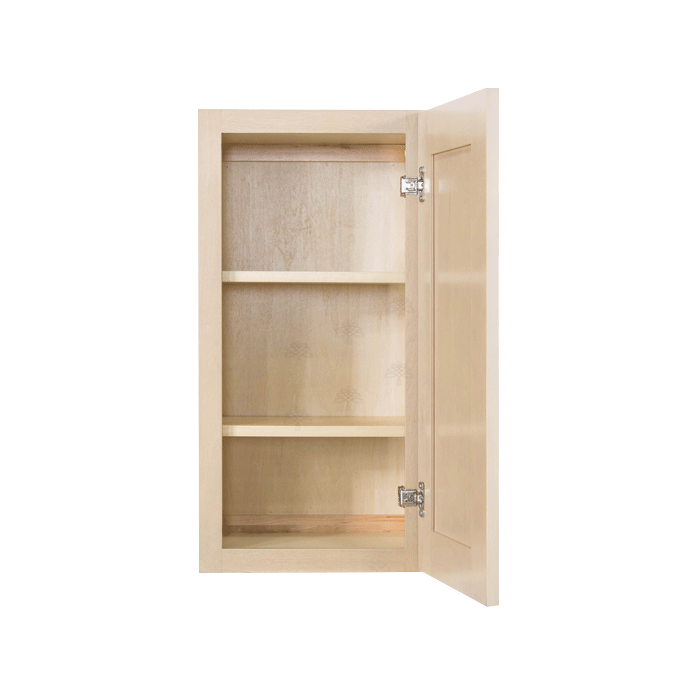 Lancaster Stone Wash Wall Cabinet 1 Door 2 Adjustable Shelves 30-inch Height