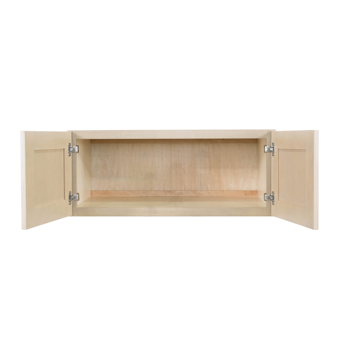 Lancaster Stone Wash Wall Cabinet 2 Doors No Shelf 24inch Depth