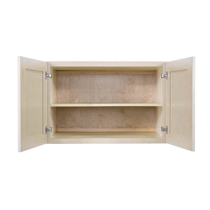 Lancaster Stone Wash Wall Cabinet 2 Doors 1 Adjustable Shelf 24inch Depth