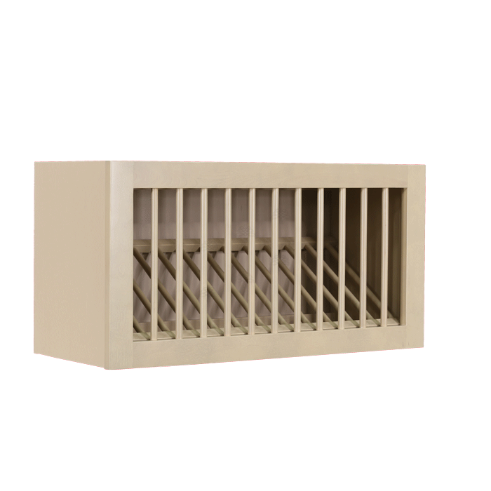 Lancaster Stone Wash Wall Dish Holder Cabinet