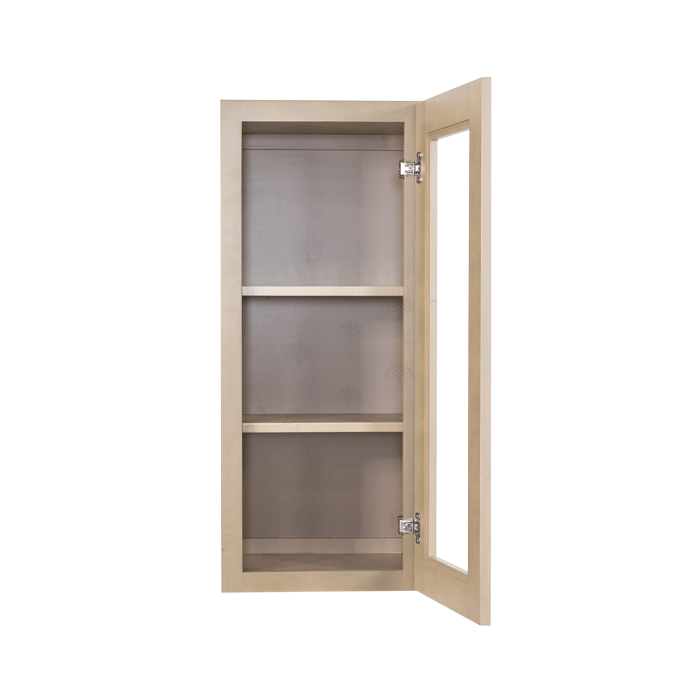 Lancaster Stone Wash Mullion Door Cabinet 1 Door 2 Adjustable Shelves Glass not Included
