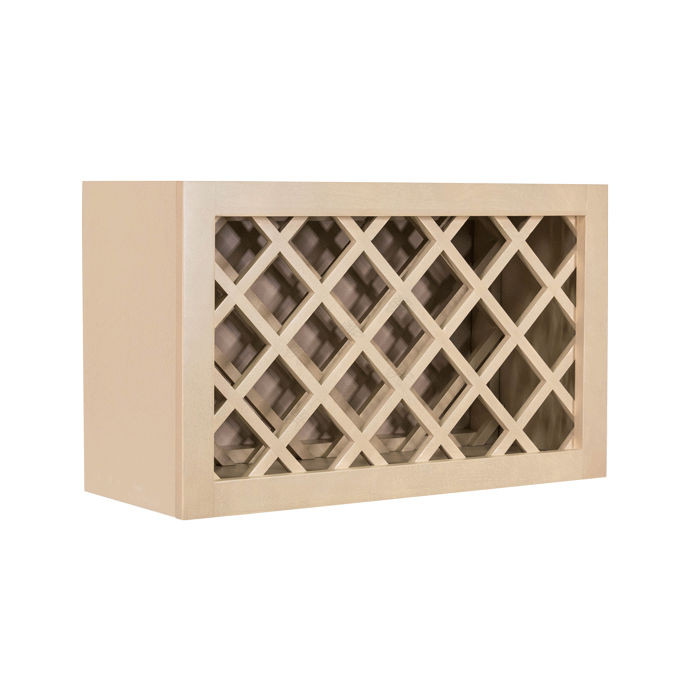 Lancaster Stone Wash Wall Wine Rack Cabinet