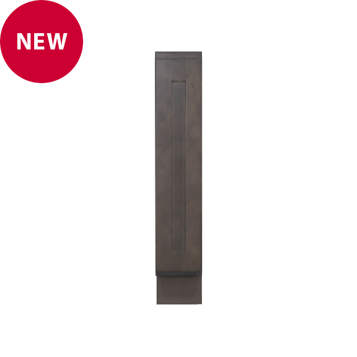 Lancaster Series Vintage Charcoal Shaker Base Spice Rack Cabinet