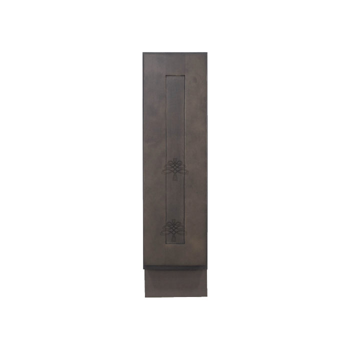 Lancaster Series Vintage Charcoal Shaker Base Spice Rack Cabinet With Under-Mount Upgrade