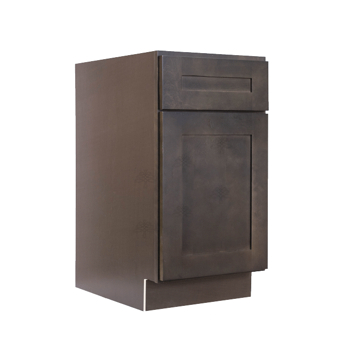 Lancaster Series Vintage Charcoal Shaker Base Waste Basket Cabinet