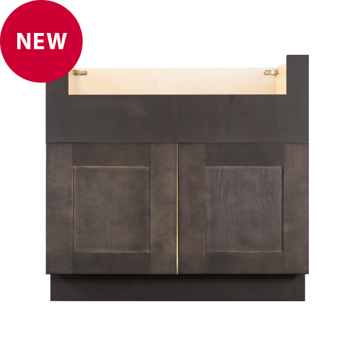 Lancaster Vintage Charcoal Farm Sink Base Cabinet