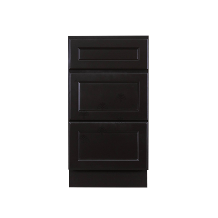 Newport Espresso Base Drawer Cabinet 3 Drawers