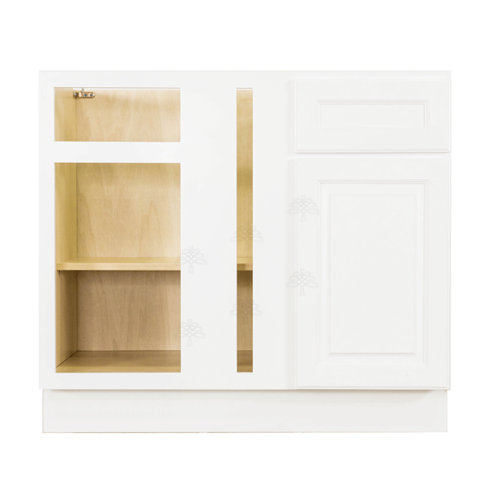 Newport White Base Blind Corner Cabinet 1 Drawer 1 Door