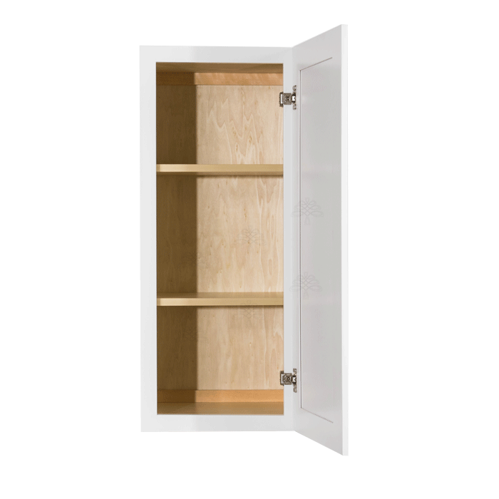 Newport White Wall Cabinet 1 Door 2 Adjustable Shelves