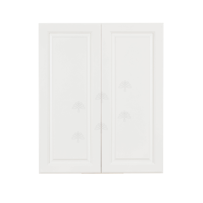 Newport White Wall Cabinet 2 Doors 2 Adjustable Shelves