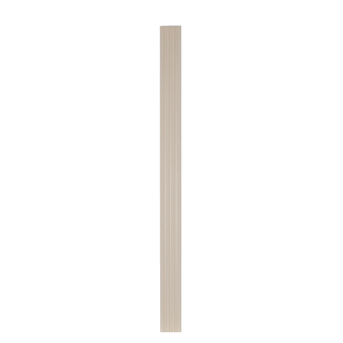 Princeton Creamy White Glazed Moldings & Accessories Fluted Filler