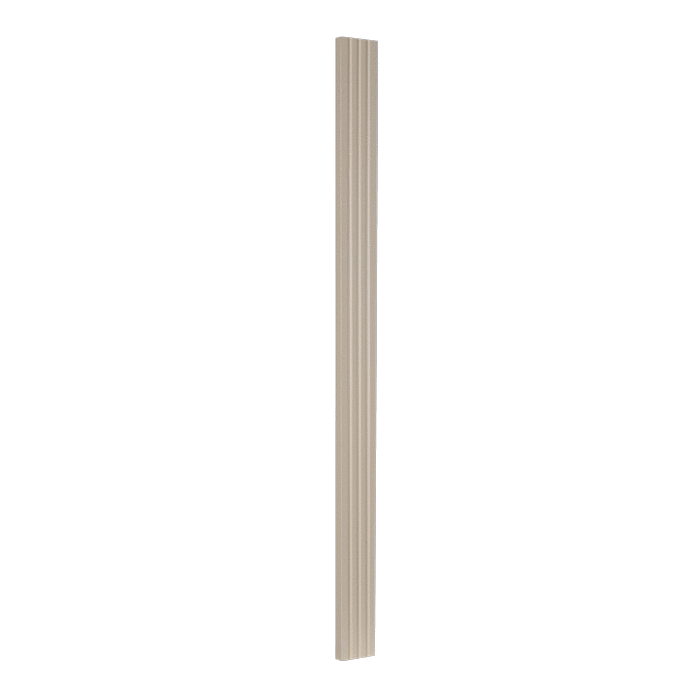 Princeton Creamy White Glazed Moldings & Accessories Fluted Filler
