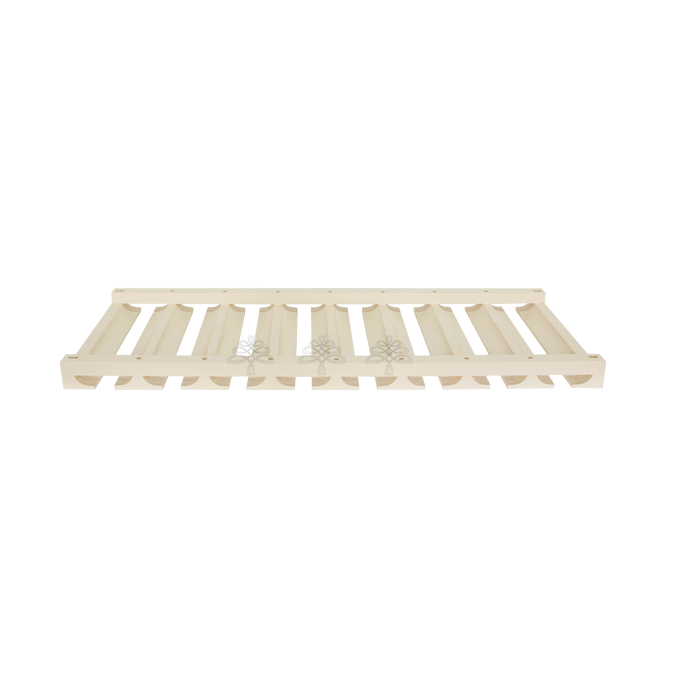 Princeton Creamy White Glazed Wall Stem Glass Holder
