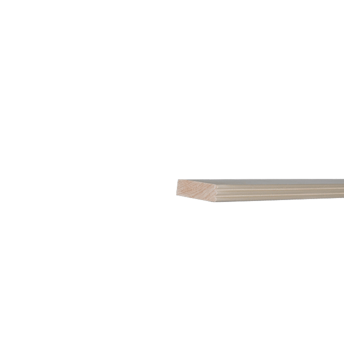Princeton Creamy White Glazed Triple Bead Molding