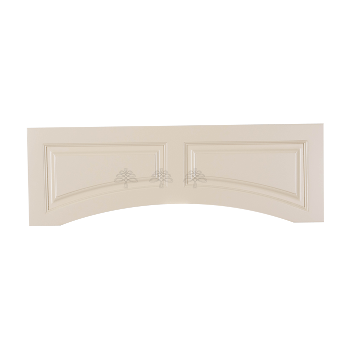 Princeton Creamy White Glazed High Valance