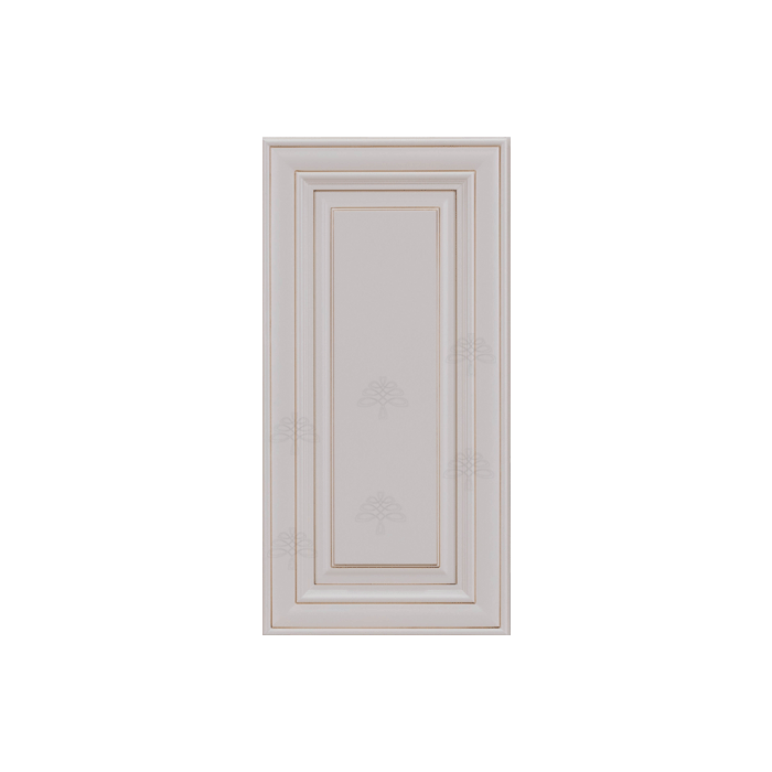 Princeton Creamy White Wall Cabinet 1 Door 2 Adjustable Shelves 30-inch Height