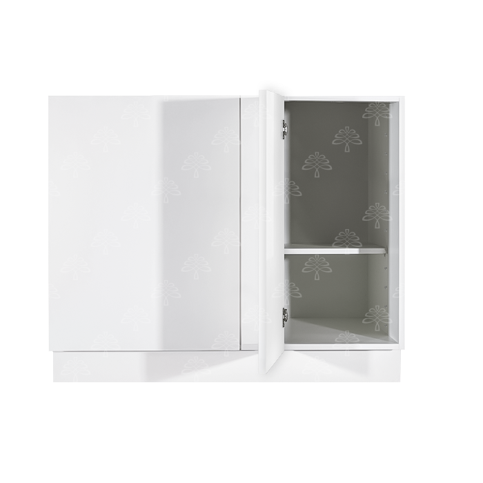 Valencia White Series Full Height Blind Base Cabinet with 1 Door and 1 Shelf