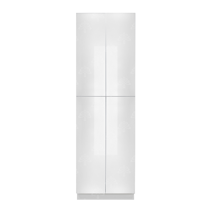 Valencia White Series Pantry Cabinet with 4 Doors
