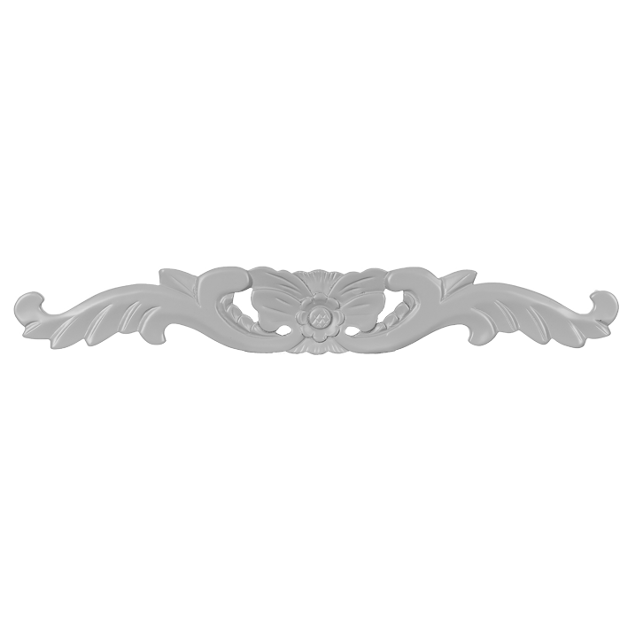 Anchester Gray Valance Deco Flower