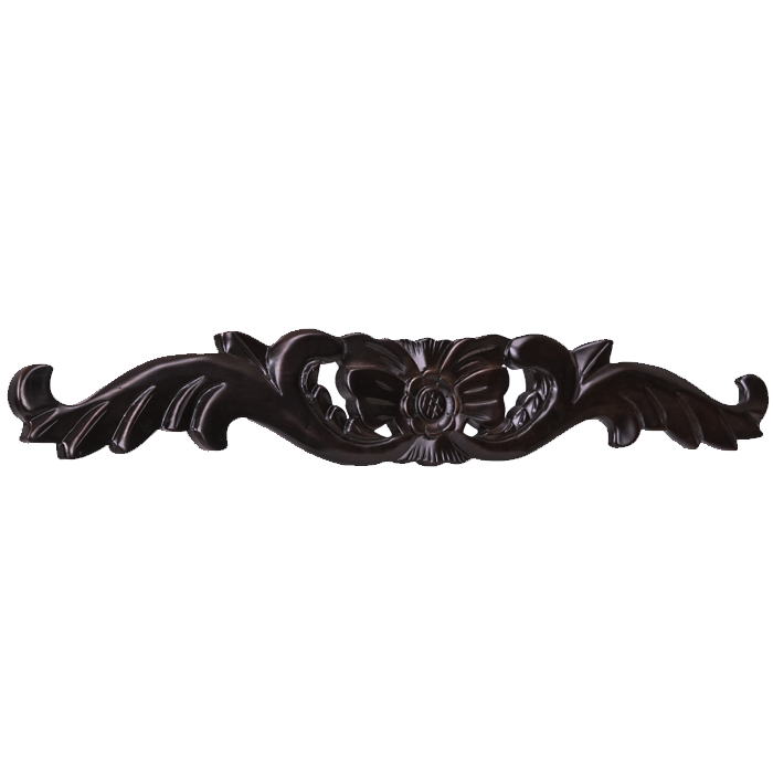 Anchester Espresso Valance Deco Flower