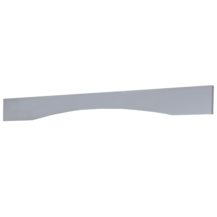 Anchester Gray Plain Valance