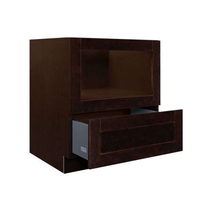 Anchester Series Espresso Shaker Base Microwave with Drawer Cabinet