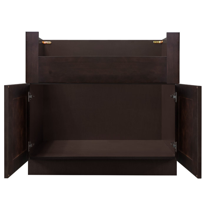 Anchester Series Espresso Shaker Farm Sink Base Cabinet